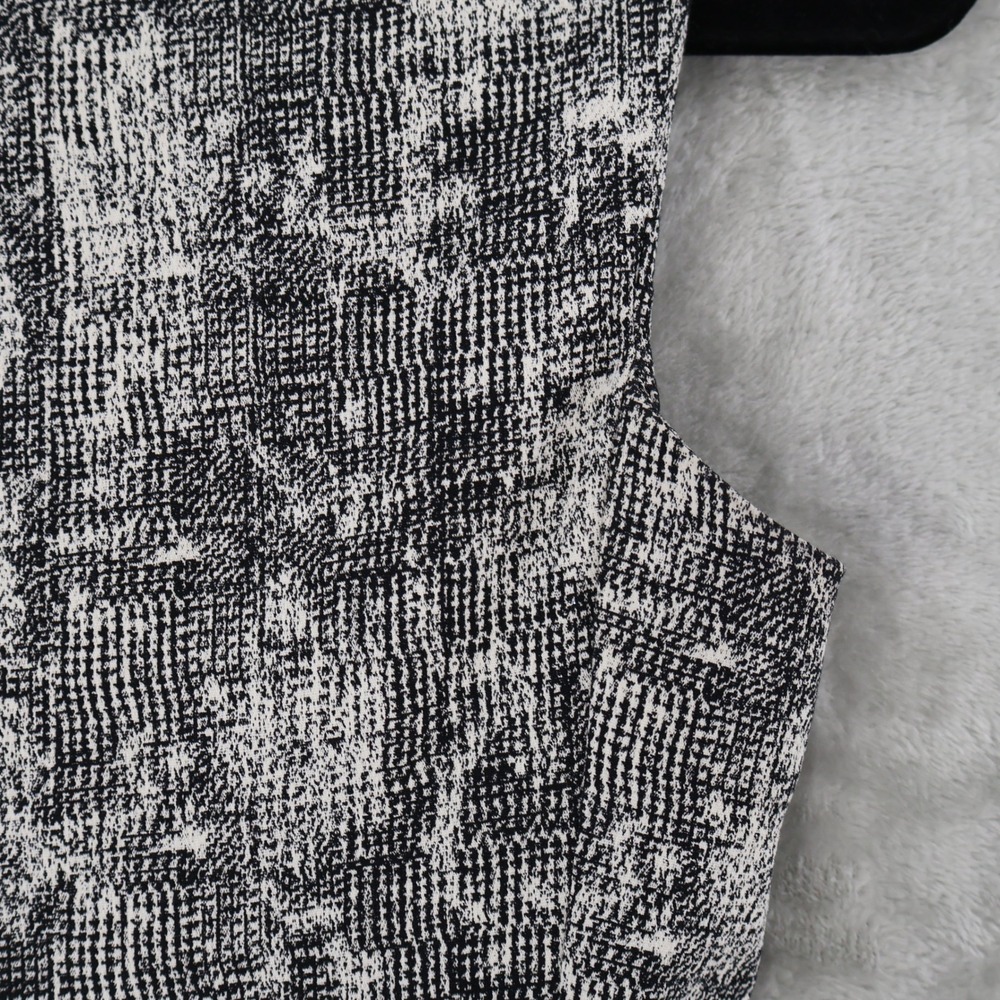 MM LaFleur Aditi Sheath Dress Womens 4 Gray Abstract Sleeveless Polished Career - Picture 11 of 16